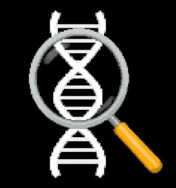 dna under magnifying glass